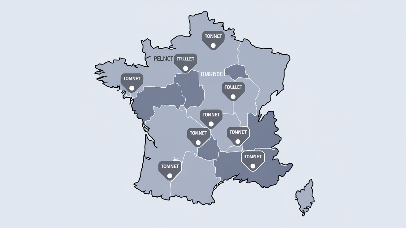 Carte points de vente pellets Total France