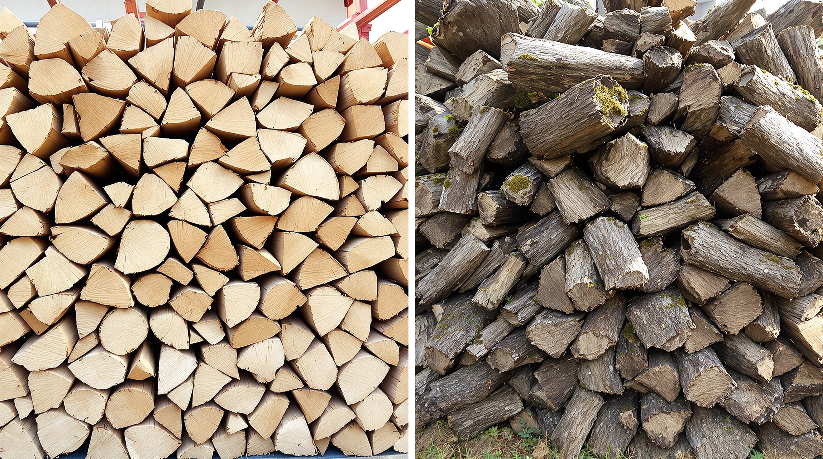 Comparaison bois sec vs bois humide stockage chauffage