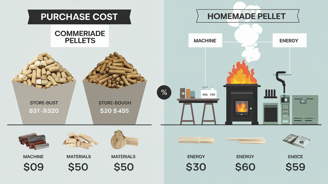Comparatif coût achat pellets vs fabrication maison