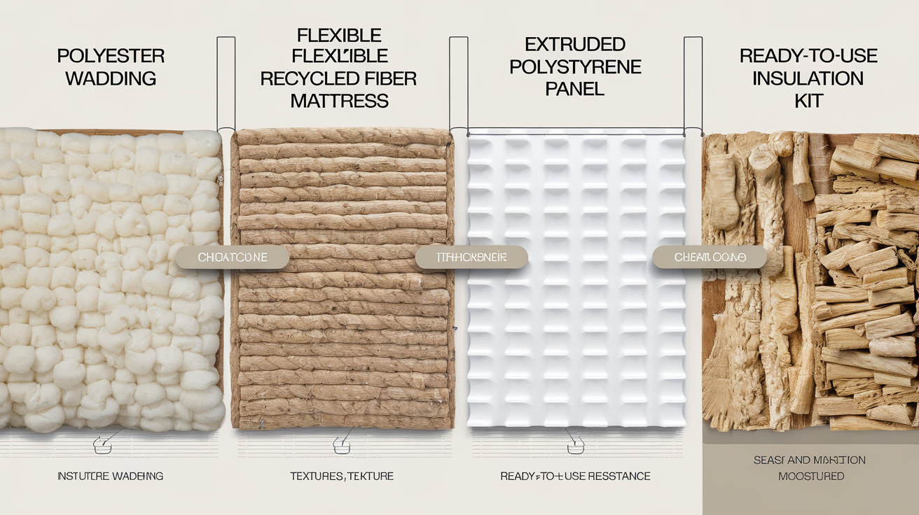 Comparatif matériaux isolants pour porte de cave