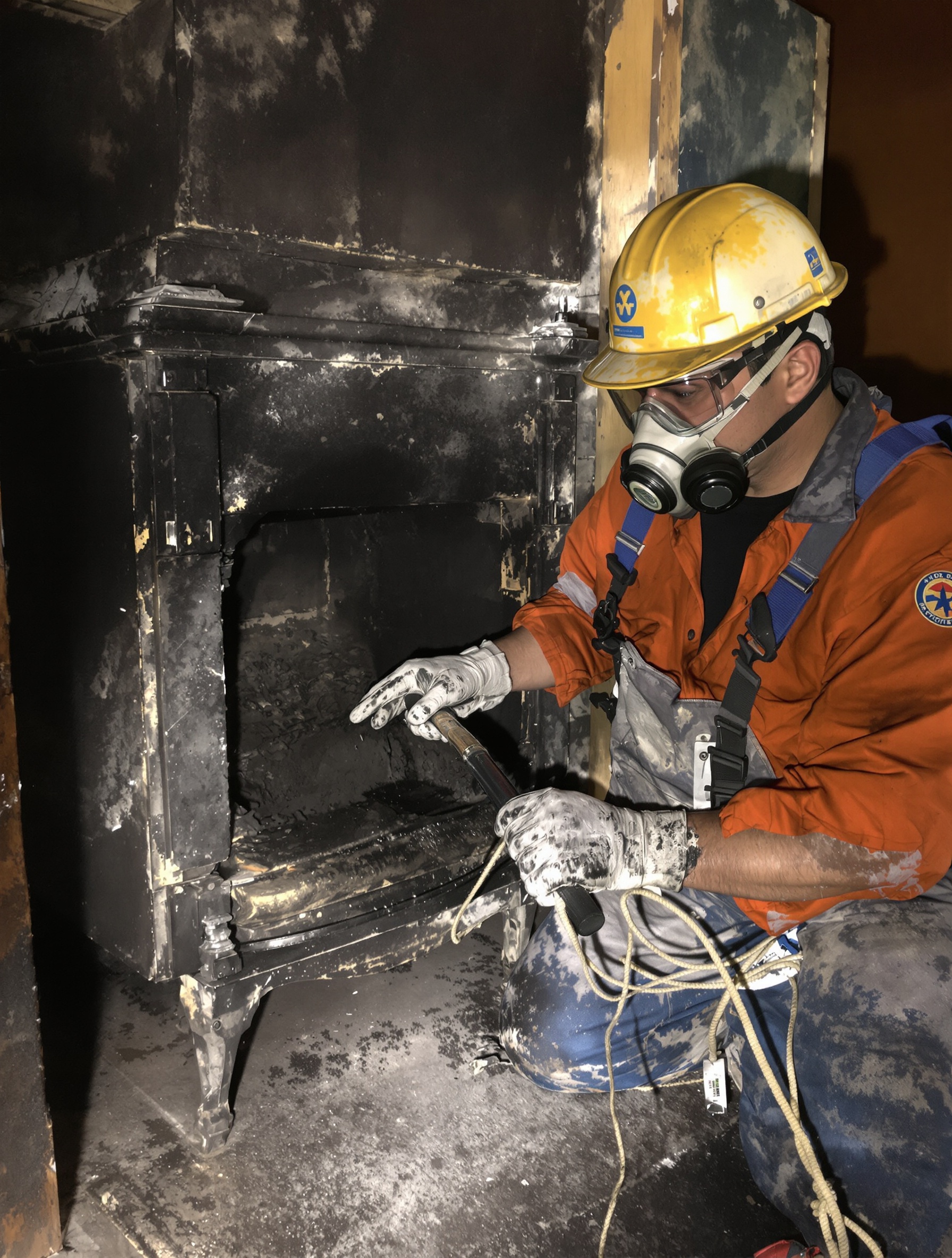 Ramonage conduit poêle encrassé risque incendie