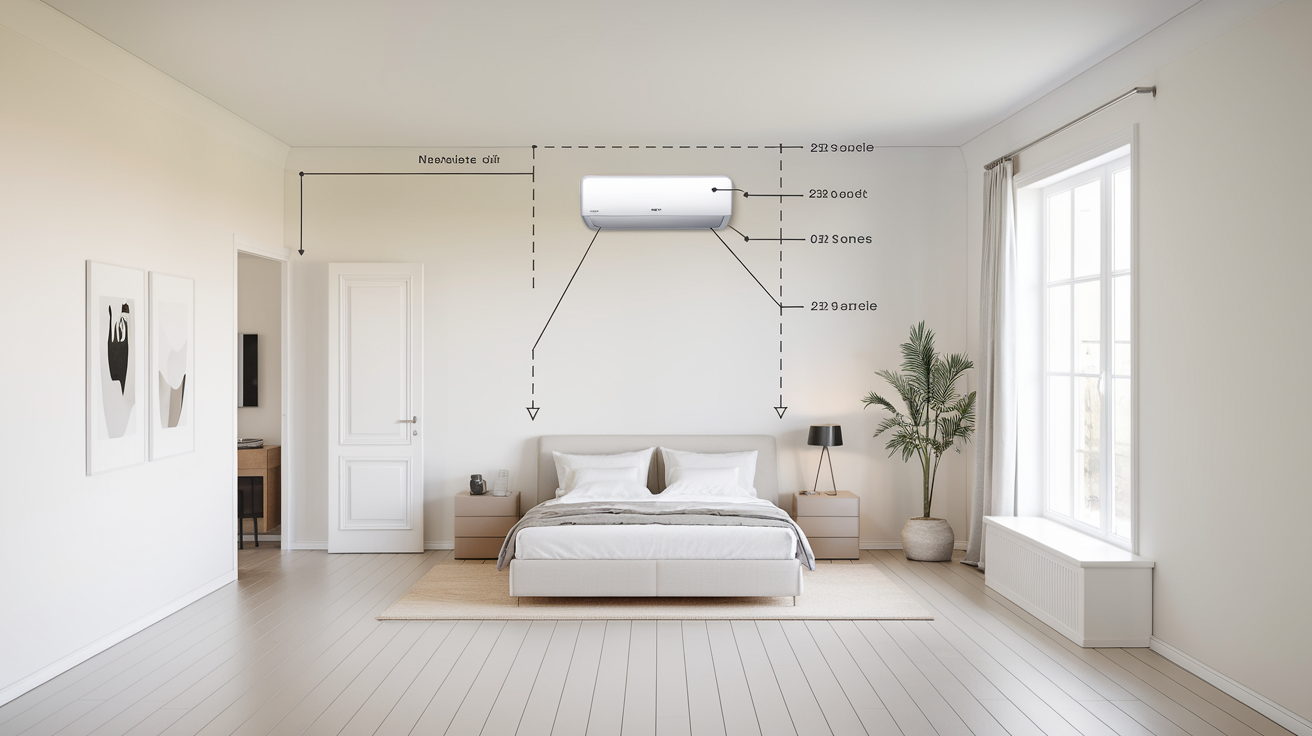 Zones idéales et à éviter pour installer une unité intérieure de climatisation dans une chambre